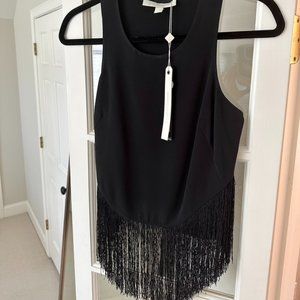 Crew neck sleeveless top